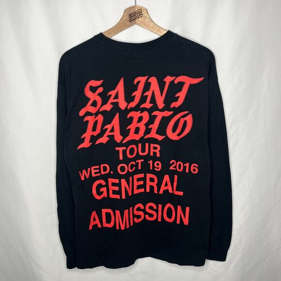 Kanye West Yeezy Season YZY Life of Saint Pablo General Admission Tour Merch L - Picture 1 of 3